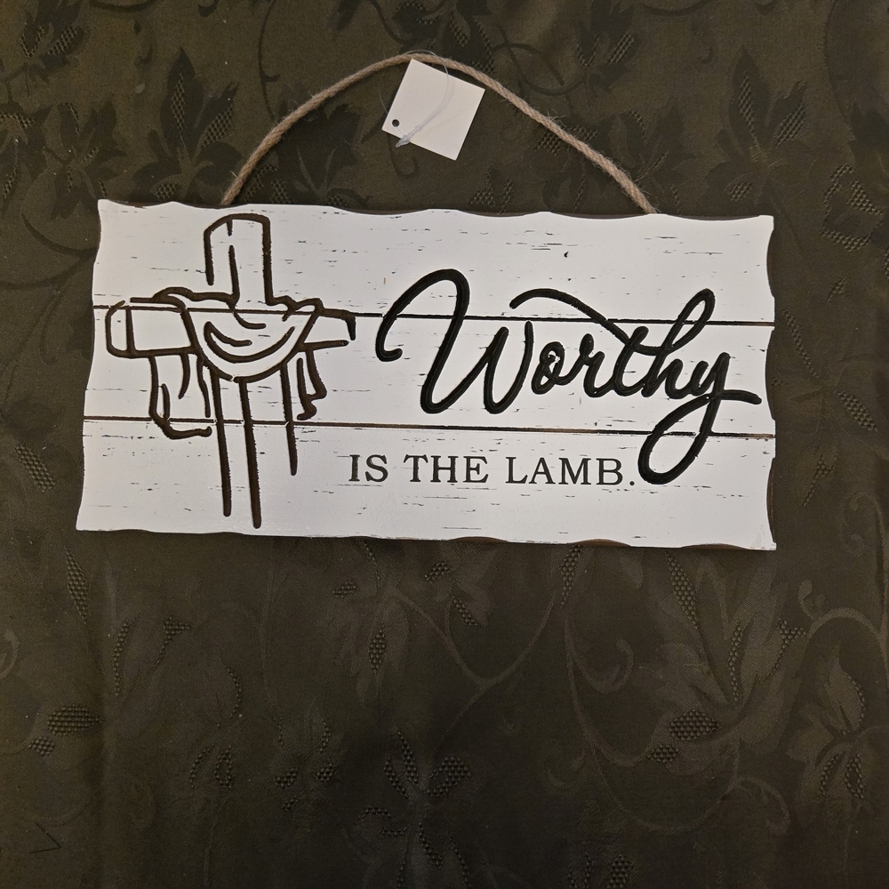 Inspirational White Wall Decor Sign